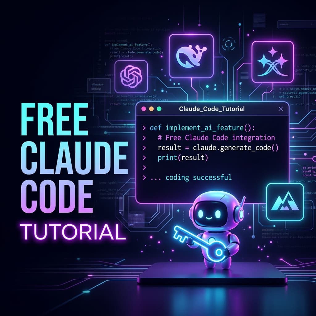 在终端免费使用 Claude Code:用 Free Claude Code 轻松对接 Gemini 与 DeepSeek 等任意大模型|AI 实战指南 封面图