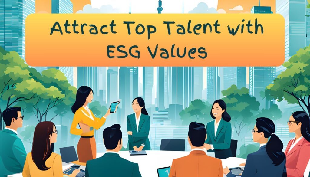 illustration-for-enhance-employee-engagement-and-retention-attract-top-talent-with-esg-values